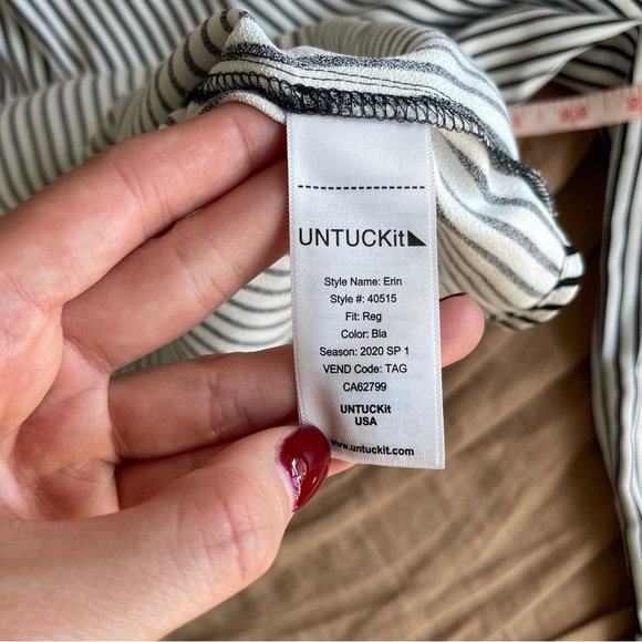 women’s tie neck business casual blouse - Picture 9 of 10